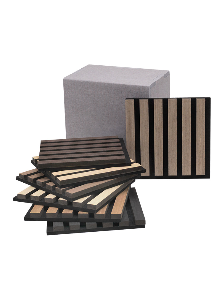 SQUARE - Sample box 750x1000px Boîte d'échantillons de panneaux acoustiques SQUARE