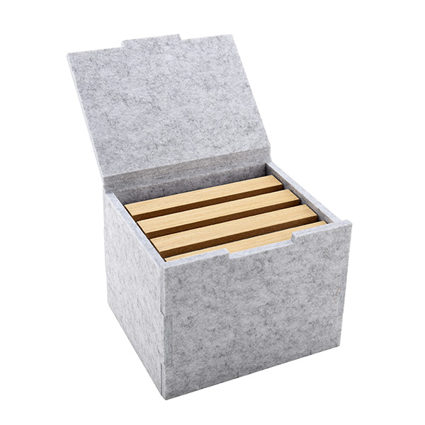 Boîte d'échantillons de panneaux acoustiques QUANTI